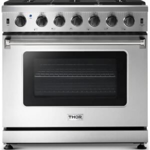 Thor Kitchen 36-Inch Gas Range LRG3601U